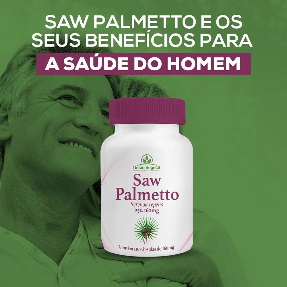 Saw Palmetto - 120 caps de 560mg - Altamente concentrado