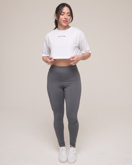 Cropped Oversized 'Eat Carbs'