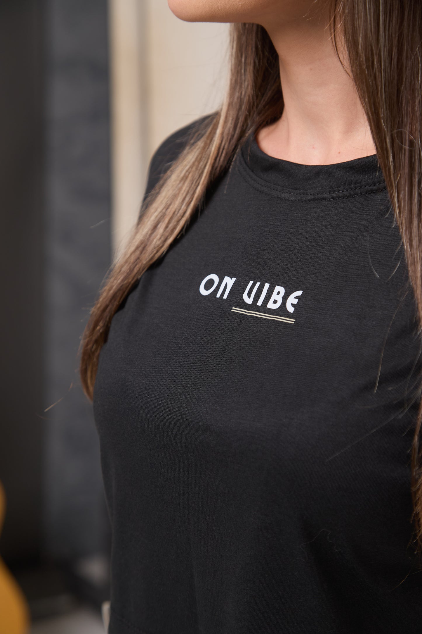 Cropped Oversized 'Don't Kill My Vibe'