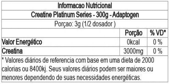 Adaptogen Creatine 100% Pure (300G)