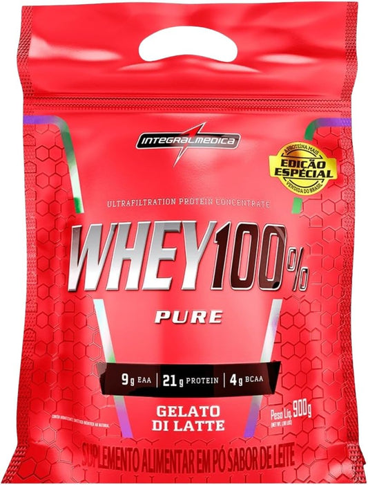 Whey 100% Pure 900g Refil - Integralmedica