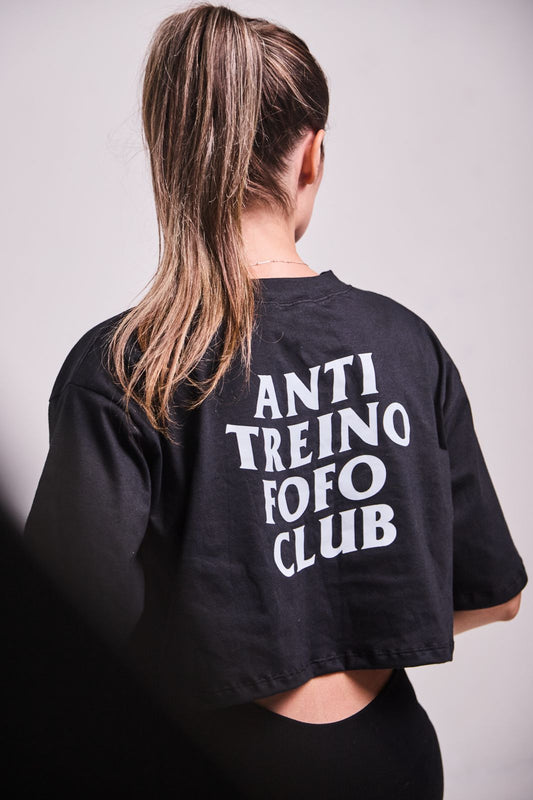 Cropped "Anti Treino Fofo Club"
