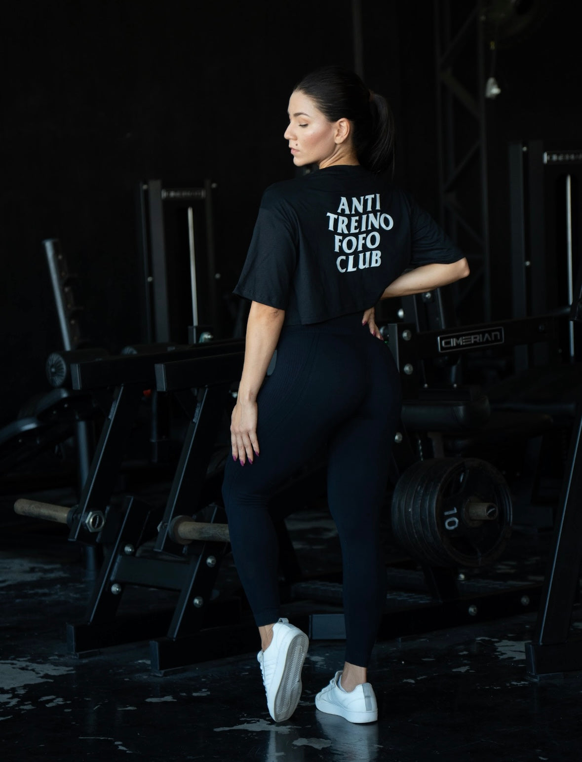Cropped "Anti Treino Fofo Club"
