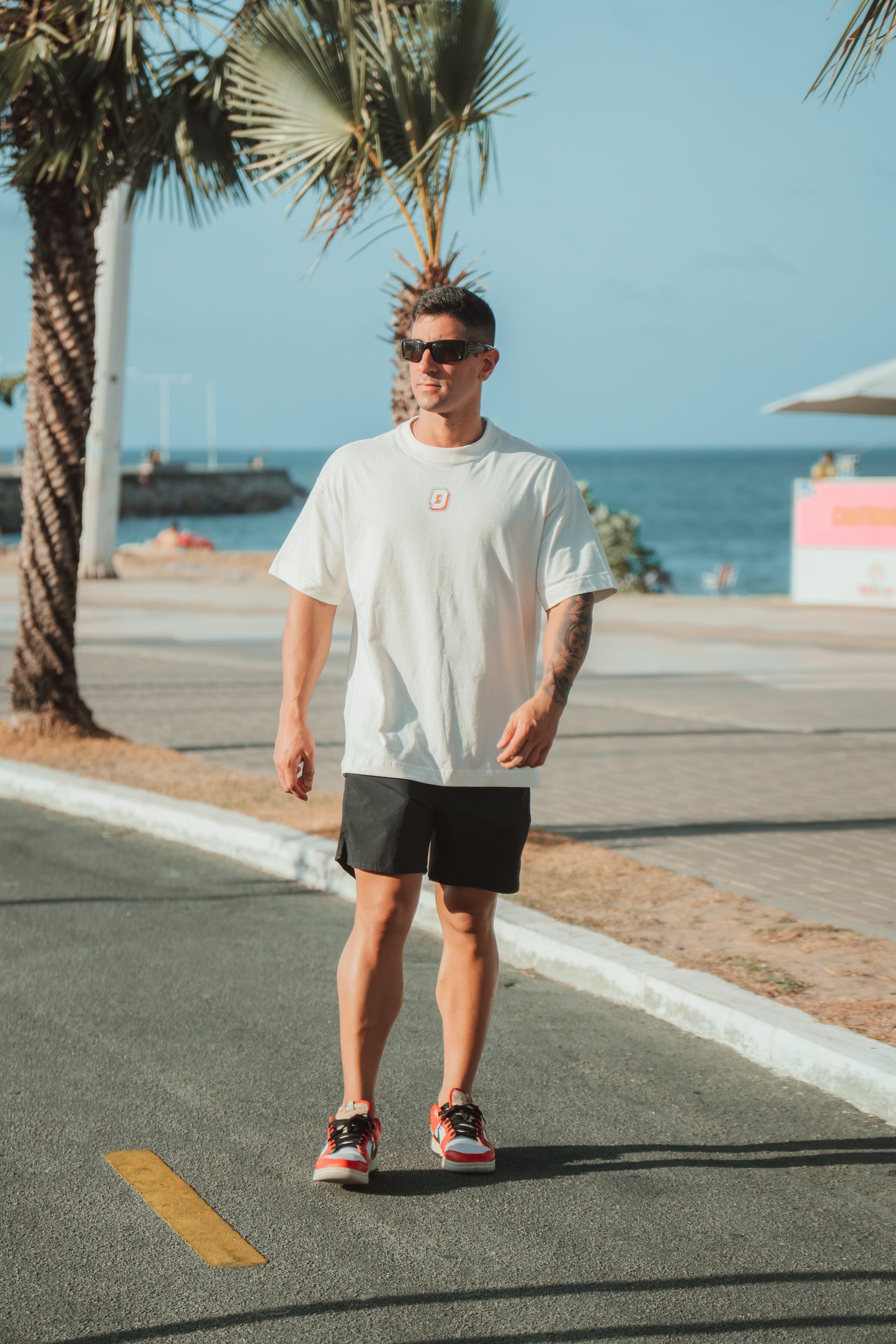 Camiseta Oversized "Águia (Branca-Off White)"