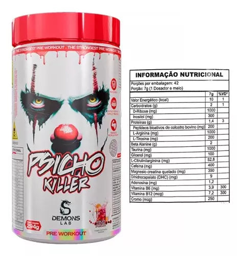 Suplemento em Pó Psicho Killer