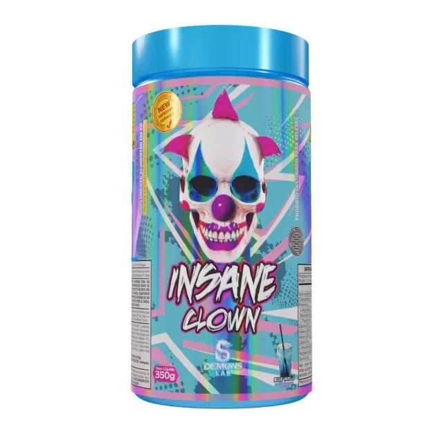 Pré-Treino Insane Clown (350g) - Demons Lab | Energia, Foco e Força Explosiva!