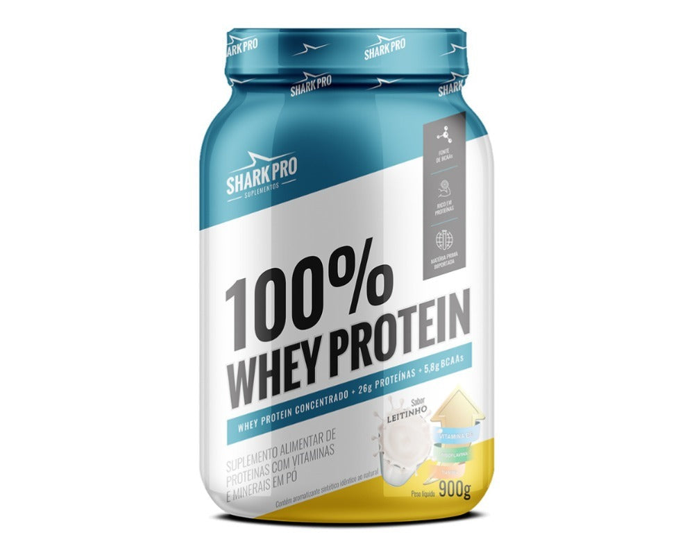 Whey Protein concentrado Sharkpro 900g